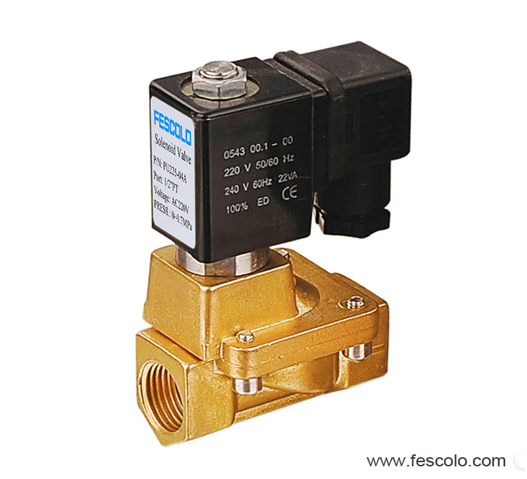 PU225 Series Pilot Operated Solenoid Valve