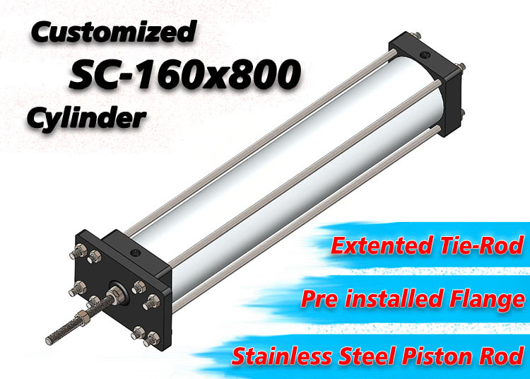 Customized SC-160x800-S Cylinder