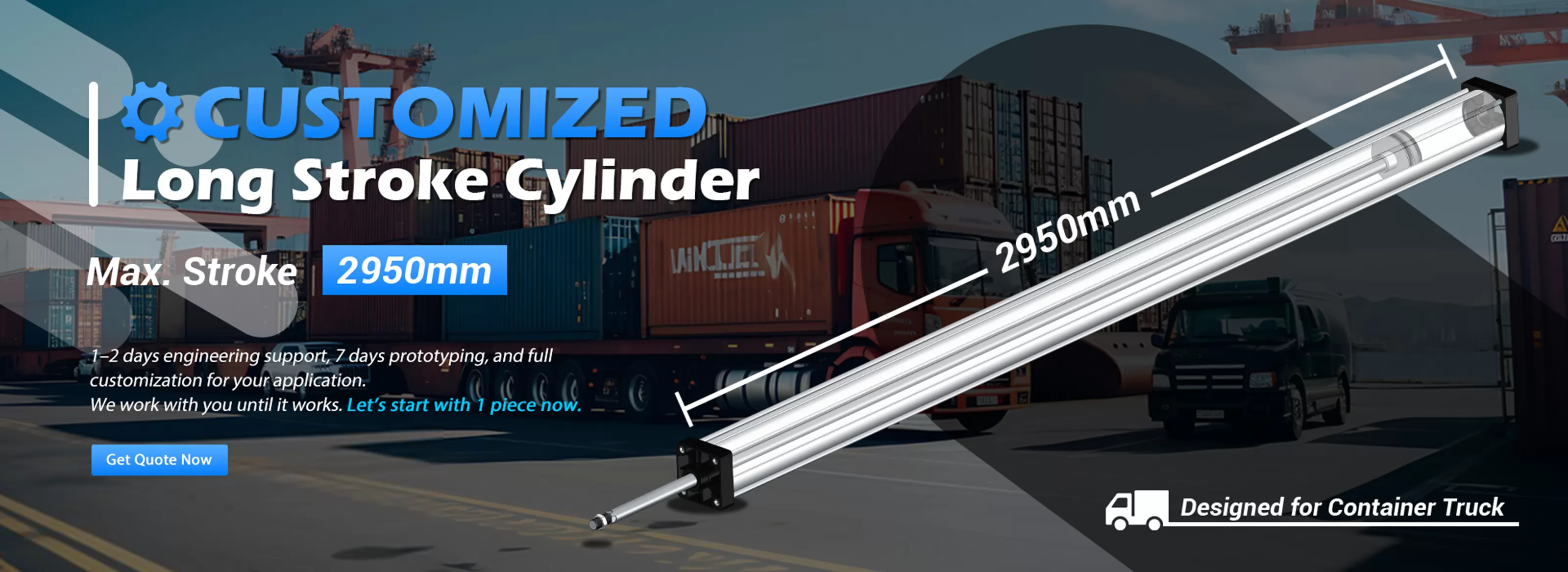 Customized Long Stroke Cylinder