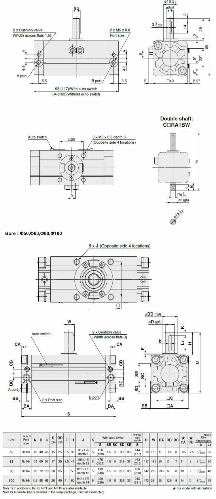 CRA1 Series Rotary Table