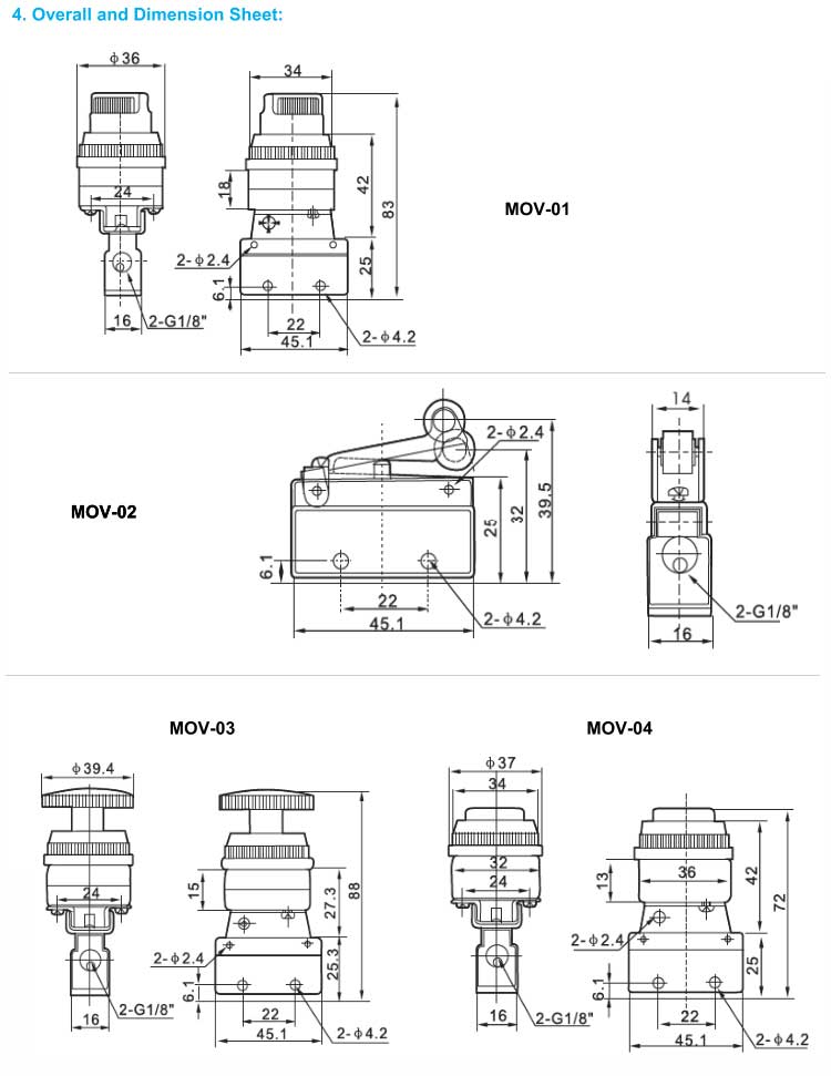 MOV Series Mechanical Valve