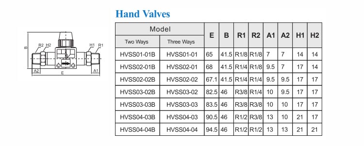 HVSS Hand Valve