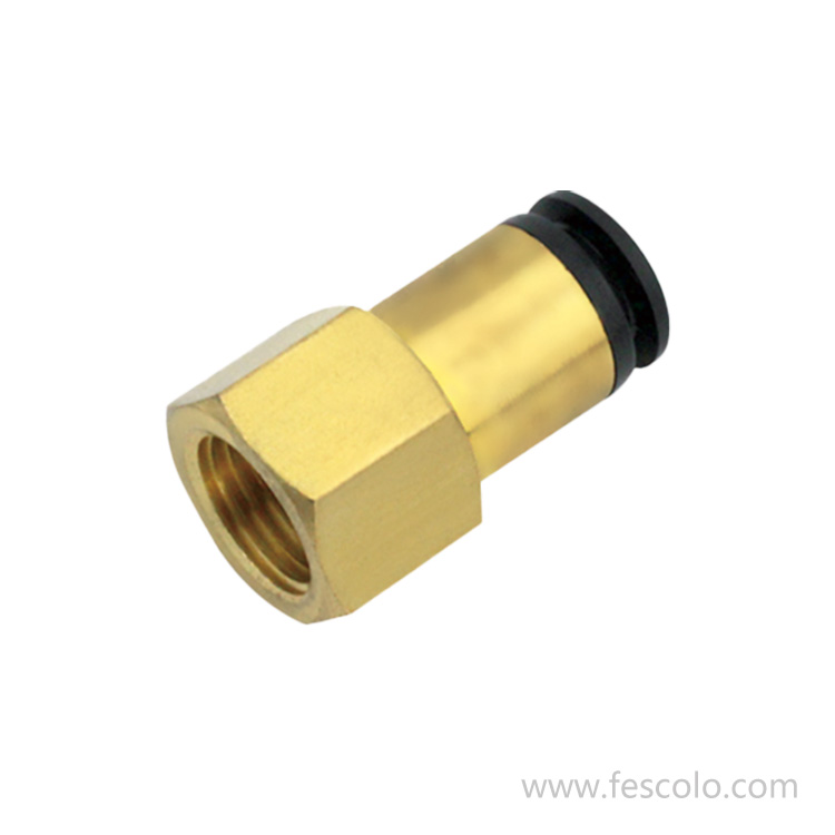 KQ series black push-in tube fittings