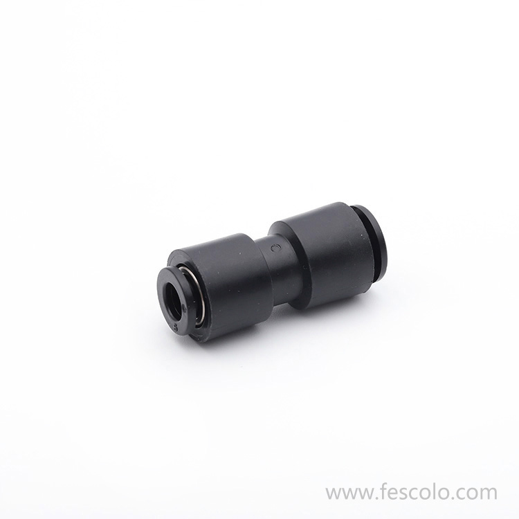 KQ series black push-in tube fittings