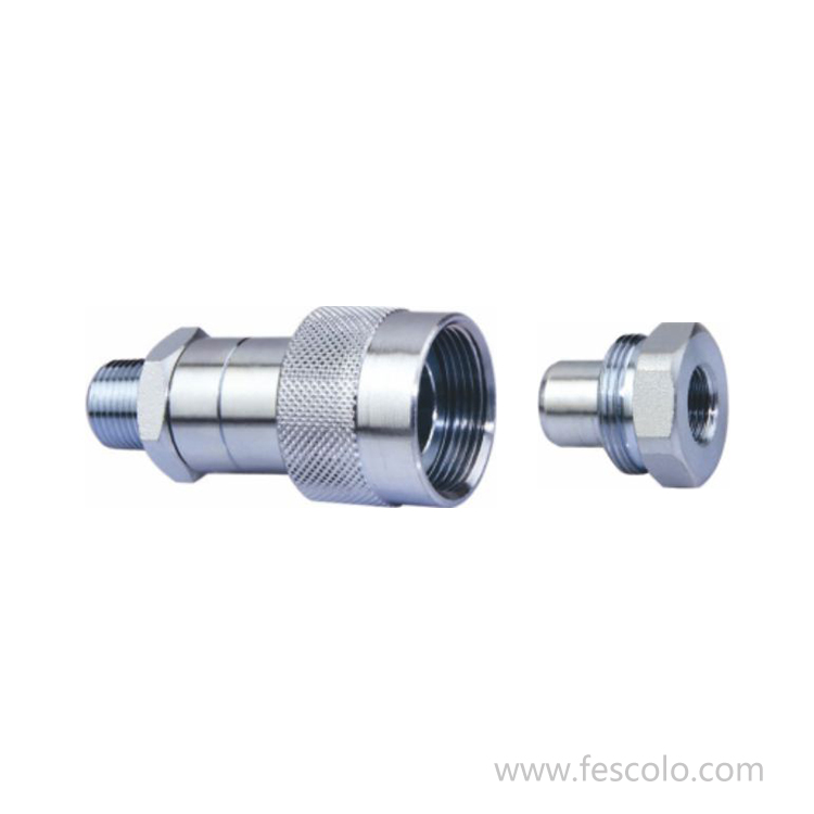 KZE-B Series thread locked type hydraulic quick coupling