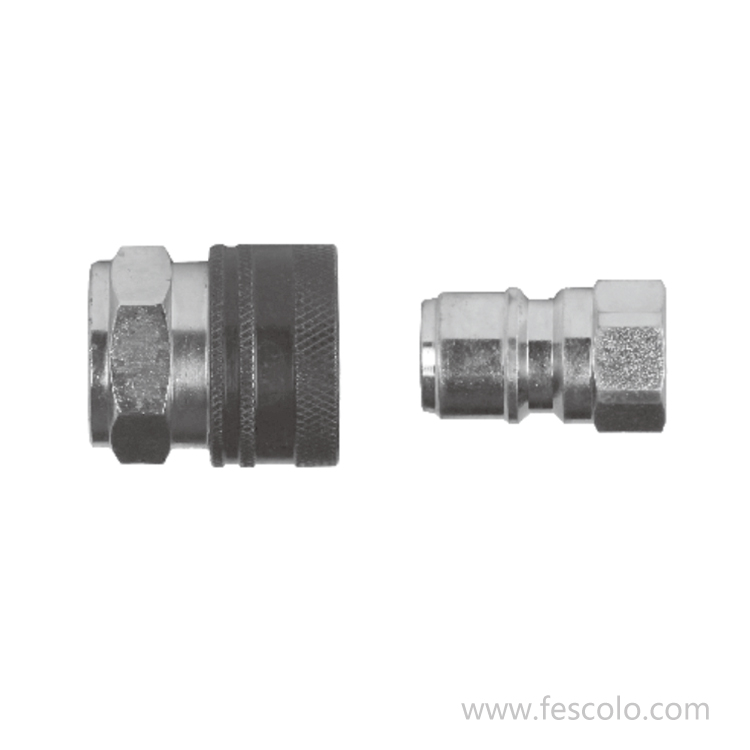 FK-K3 Series straight through hydraulic quick coupling