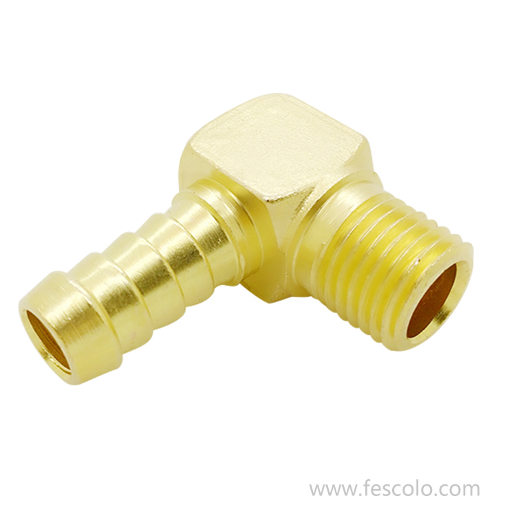 AB-047 Male hose barb elbow