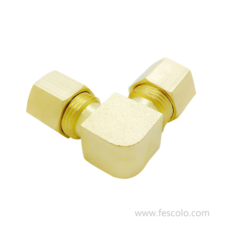 AB-074 Brass ferrule elbow