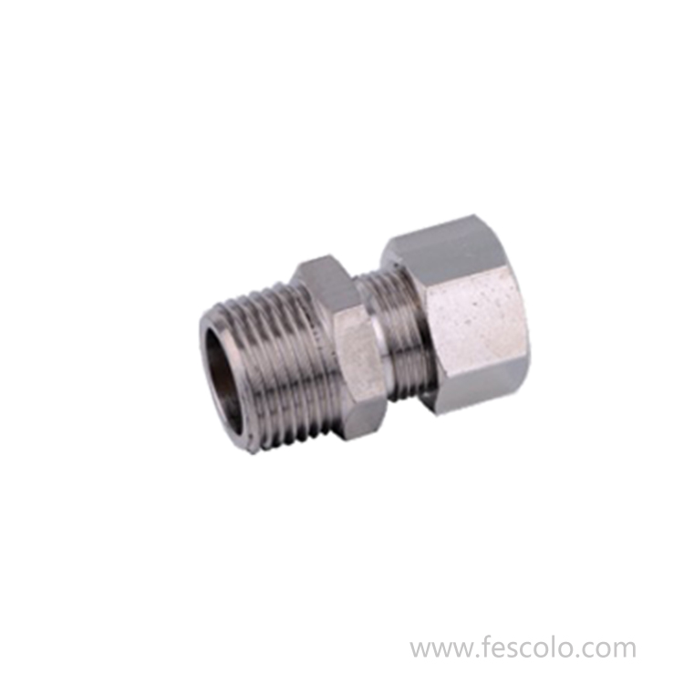 FPC Brass ferrule compression male straight