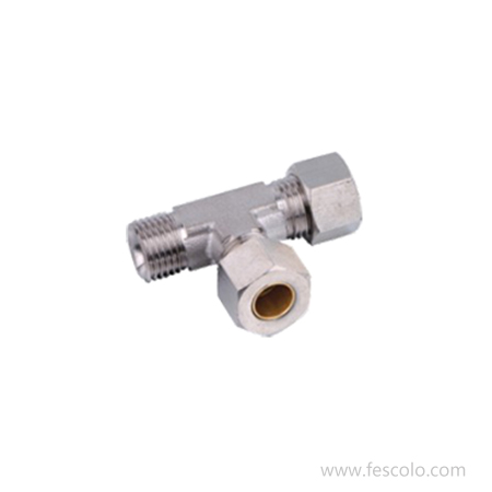 FPD  Brass ferrule compression male Tee branch