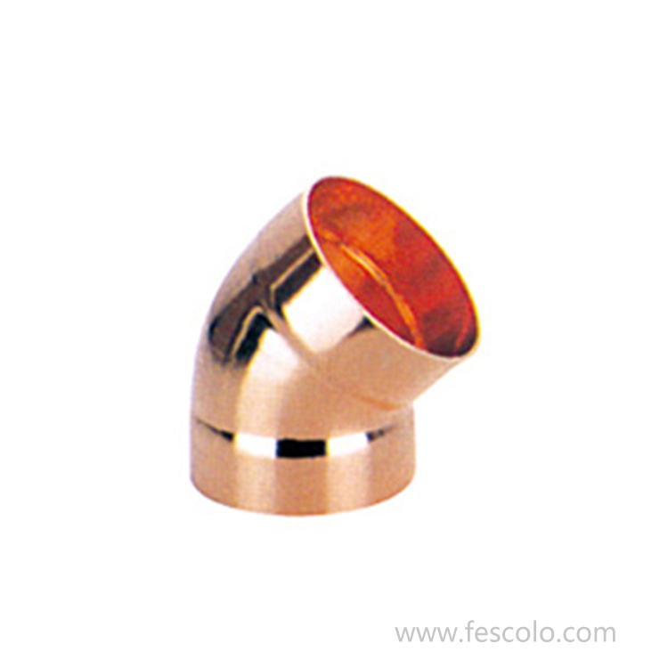 AC-010 Copper 45° elbow socket