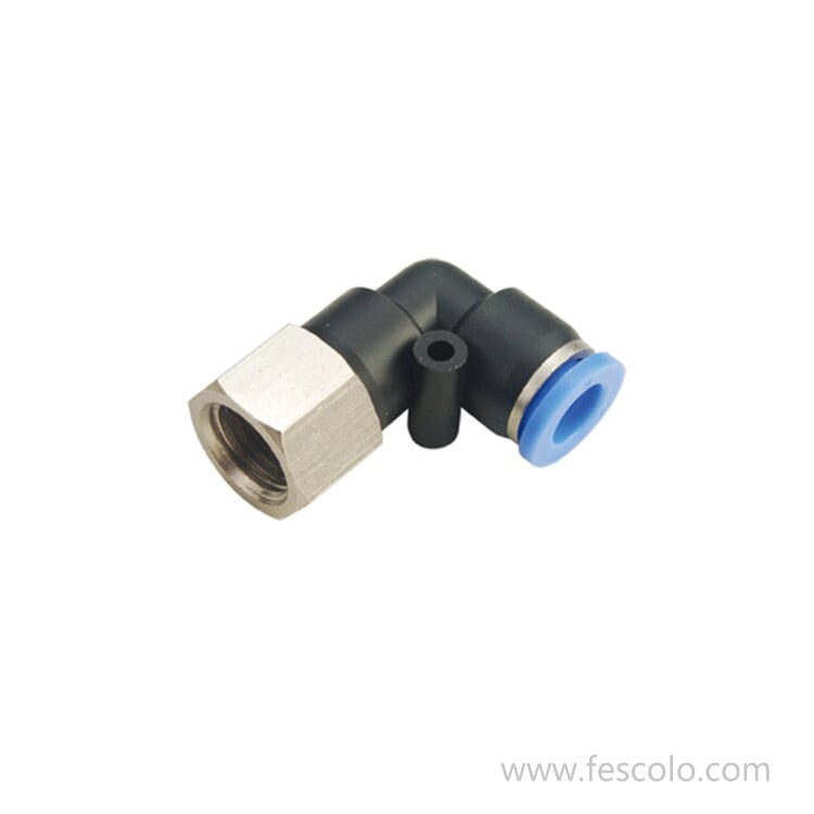 PLF Female Elbow Push In Tube Fitting Manufacturer China