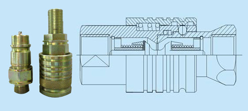 High pressure quick release coupling