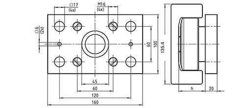 Flange plate