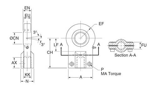 Clevis mount bracket