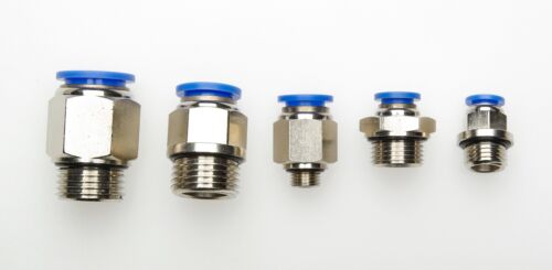 Pneumatic fitting types