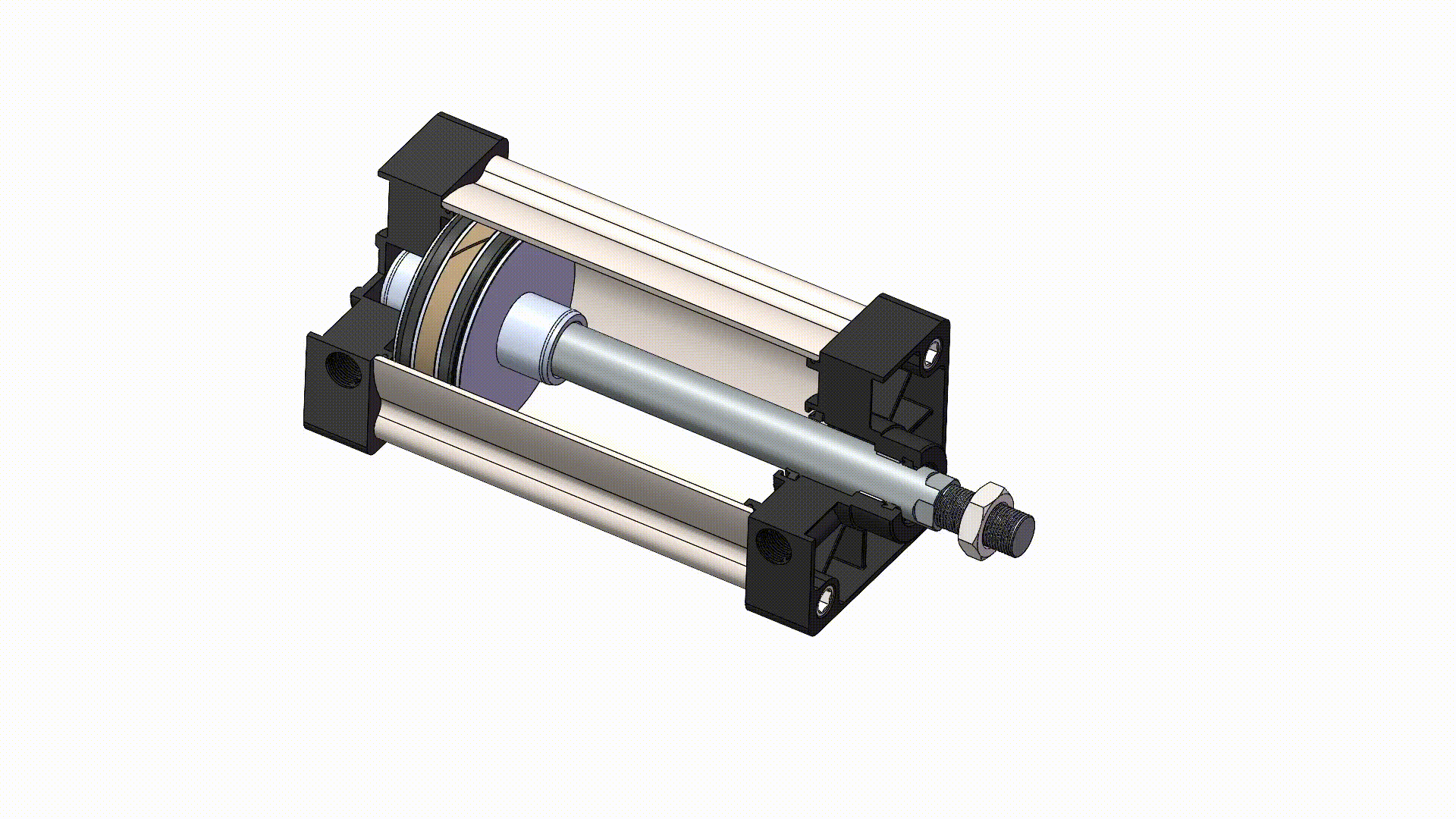 Working principle of cylinder