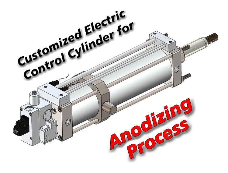 Customized Electric Control Cylinder for Anodizing Process