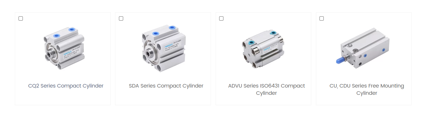 compact air cylinder types