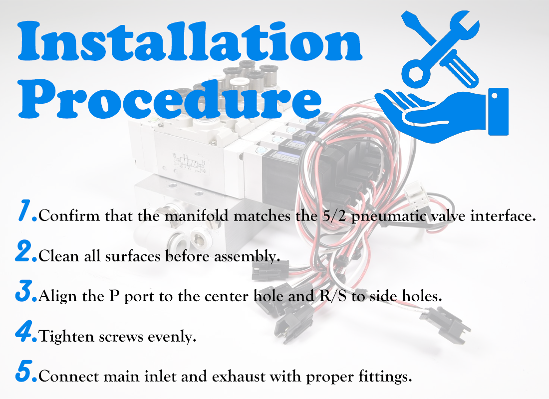 How to Install a 5/2 Solenoid Valve onto a Manifold