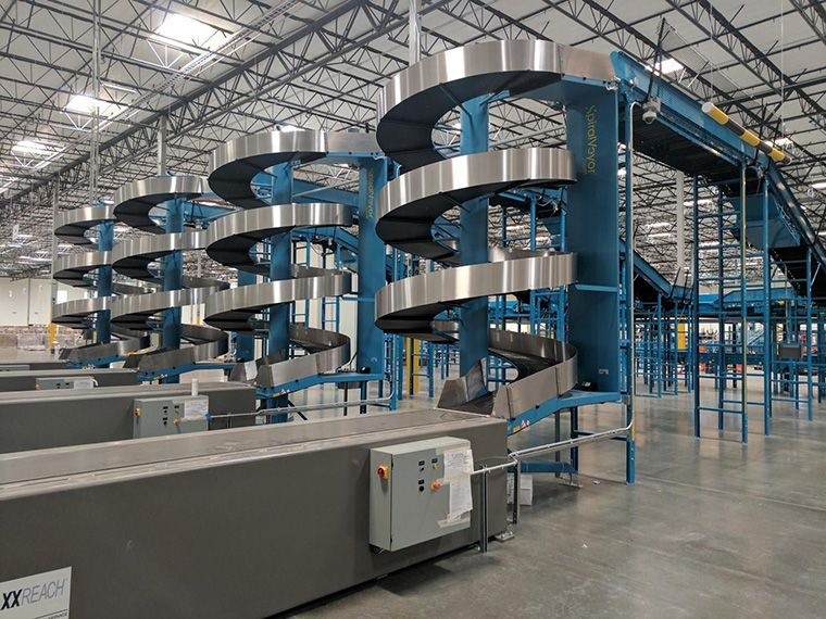 Automated Material Conveying Cylinders