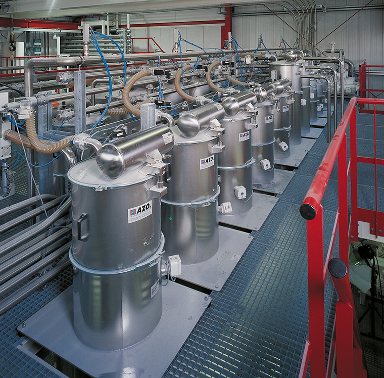 Automated Material Conveying Cylinders