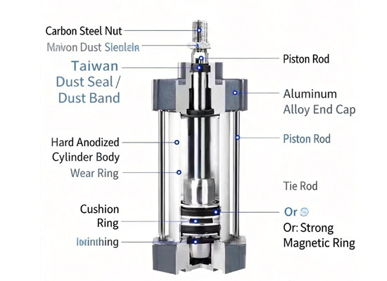 How to Safely Disassemble a Pneumatic Cylinder for Maintenance and Inspection