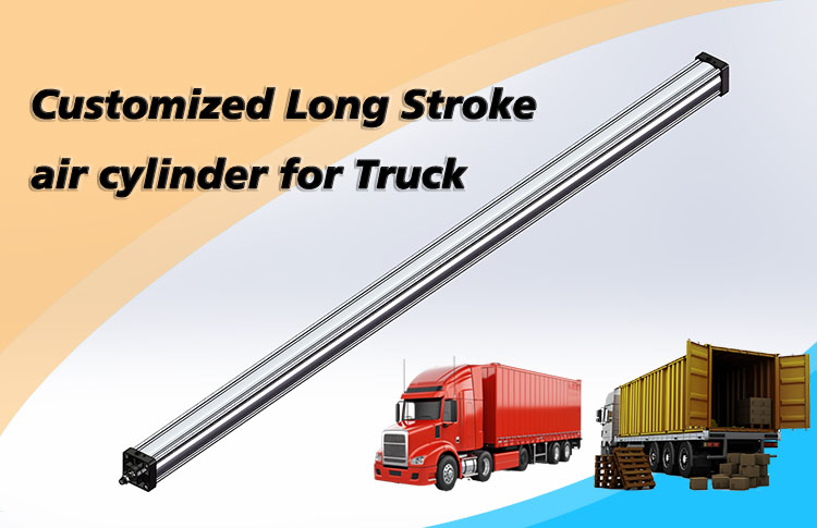 2800 mm long stroke pneumatic cylinder for heavy-duty truck support 2800 mm long stroke pneumatic cylinder for heavy-duty truck support