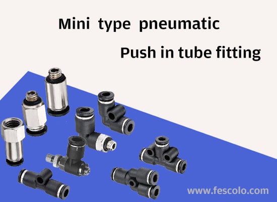 Mini Type Pneumatic Push In Fittings