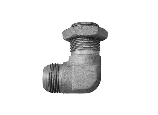 CS-8074 Steel elbow with nut