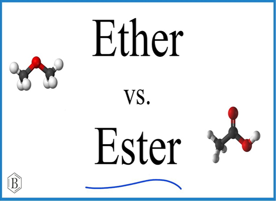 How to remember ester vs ether quickly?