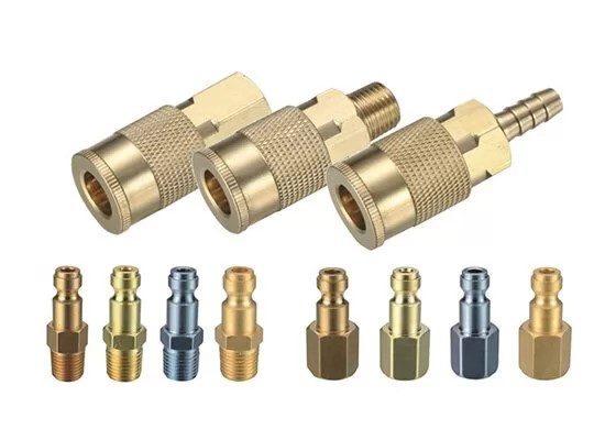 How to connect quick connect air hose fittings?