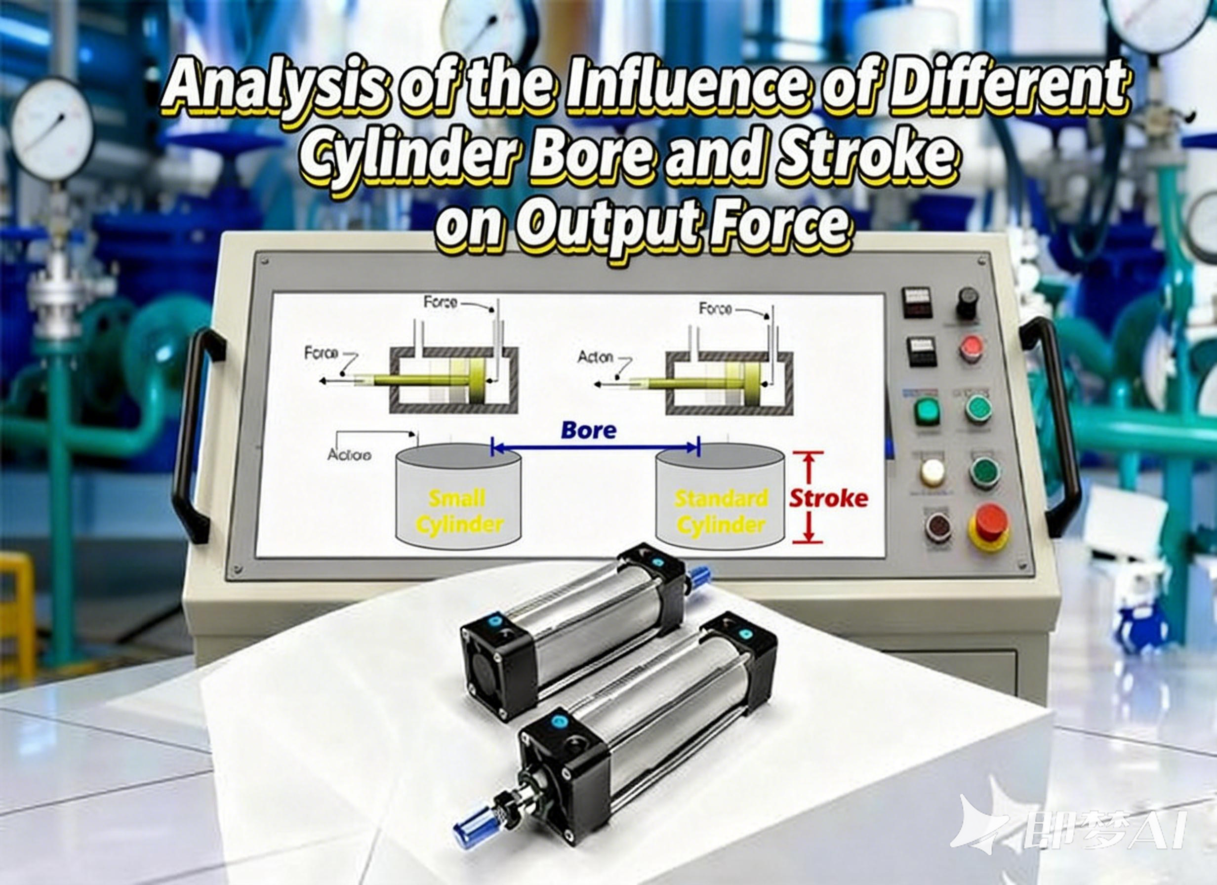 Analysis of the Influence of Different Cylinder Bore and Stroke on Output Force