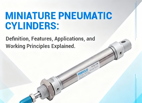 Miniature Pneumatic Cylinders: Definition, Features, Applications, and Working Principles Explained