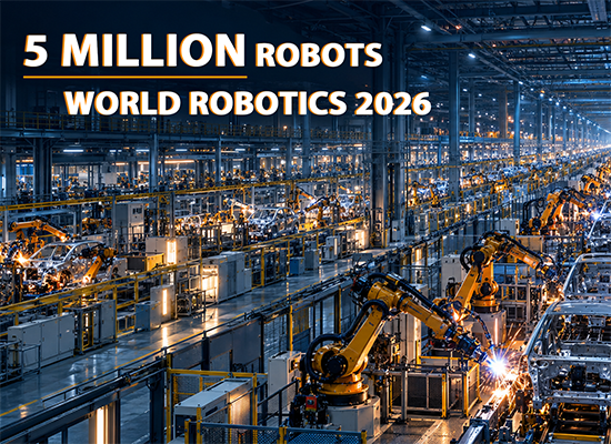 Five Million Industrial Robots Now Operate in Factories Worldwide